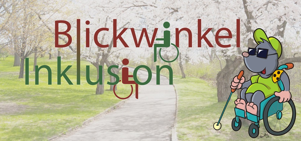 Blickwinkel-Inklusion Logo mit Maulwurf